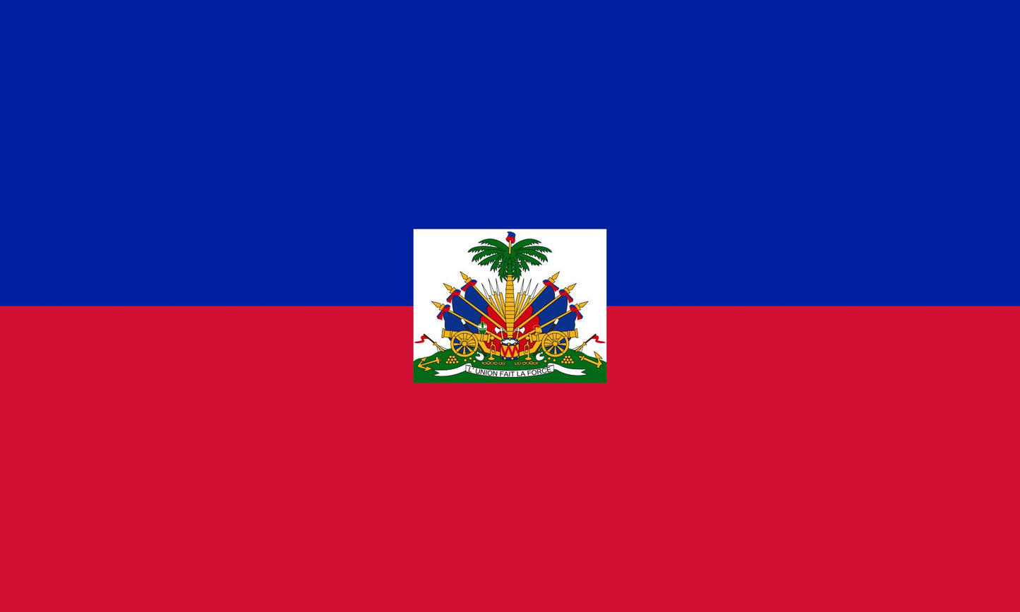 Haiti - Sewn 1.5 yard Flag
