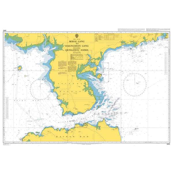 China - Nan Hai, Beihai Gang to Hailingshan Gang including Qiongzhou Haixia