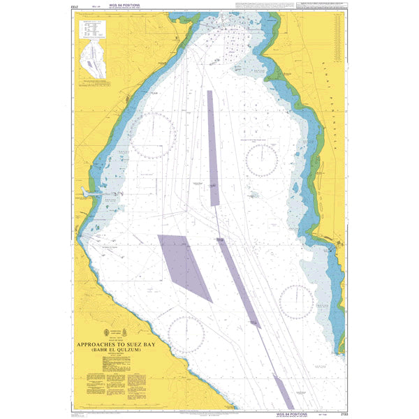 Red Sea - Egypt, Gulf of Suez, Approaches to Suez Bay (Baḩr al Qulzum)