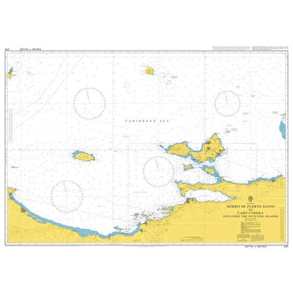 Caribbean Sea - Venezuela, Morro De Puerto Santo to Cabo Codera including the Outlying Islands