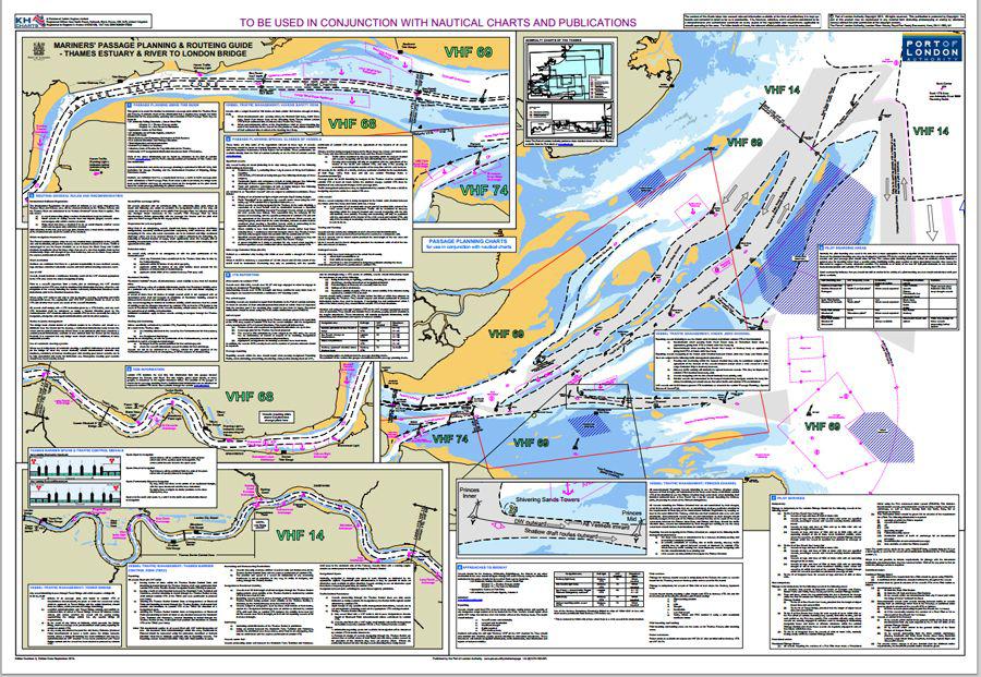 River Thames Passage Planning Chart