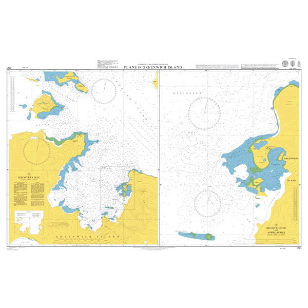 Plans in Greenwich Island. A Discovery Bay