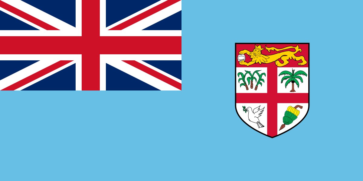 Fiji - Printed 1 yard Flag