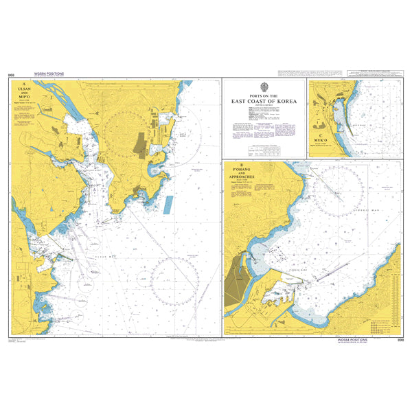 Ports on the East Coast of Korea