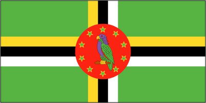 Dominica - Printed 2 yard Flag
