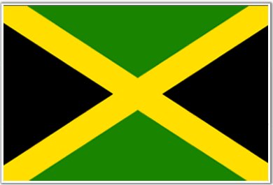 Jamaica - Sewn 1 yard Flag