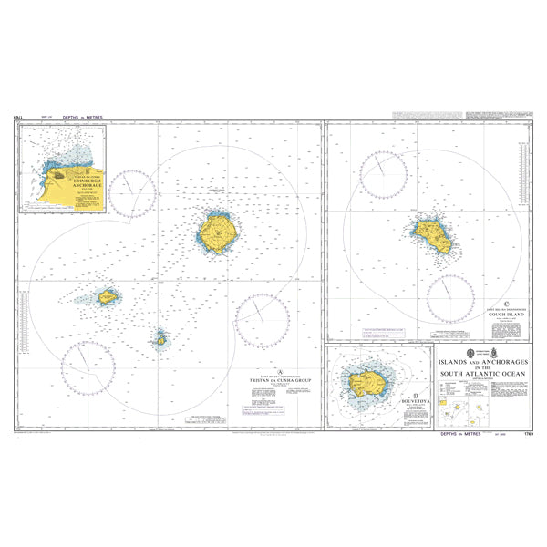 Islands and Anchorages in the South Atlantic Ocean