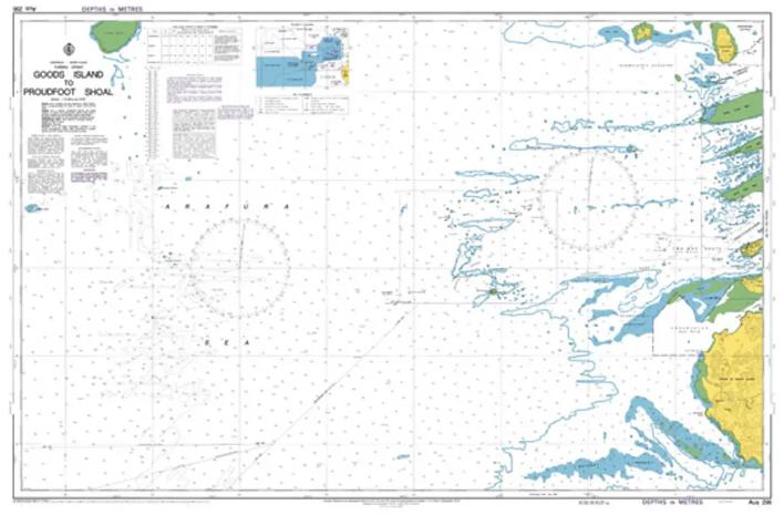 Australia - North Coast, Torres Strait, Prince of Wales Channel to Varzin Passage