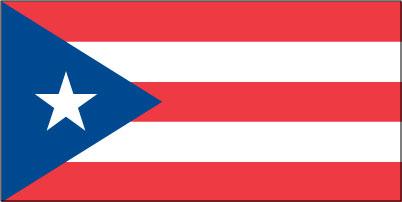 Puerto Rico - Printed 1.5 yard Flag