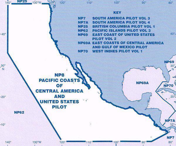 Pacific Coasts of Central America and United States Pilot