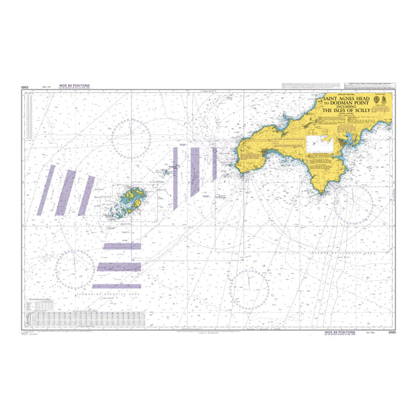 English Channel, Saint Agnes Head to Dodman Point including the Isles of Scilly