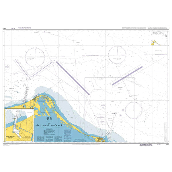 Mediterranean Sea, Egypt, Mīnā' Dumyāt (Damietta Port) to Port Said (Būr Sa'īd)