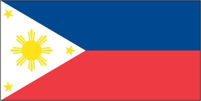 Philippines - Sewn 1 yard Flag