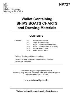 Ship's Boat's charts Nos 5211 - 5216
