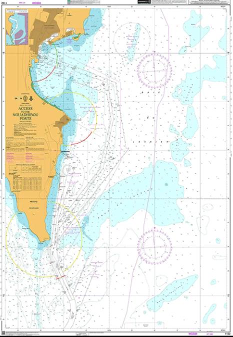 Africa - West Coast, Access to the Nouadhibou Ports