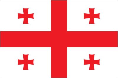 Georgia - Printed 0.75 yard Flag