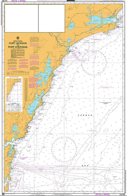 Australia - East Coast, New South Wales, Port Jackson to Port Stephens