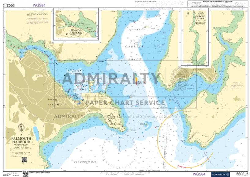 Small Craft Charts - Falmouth Harbour