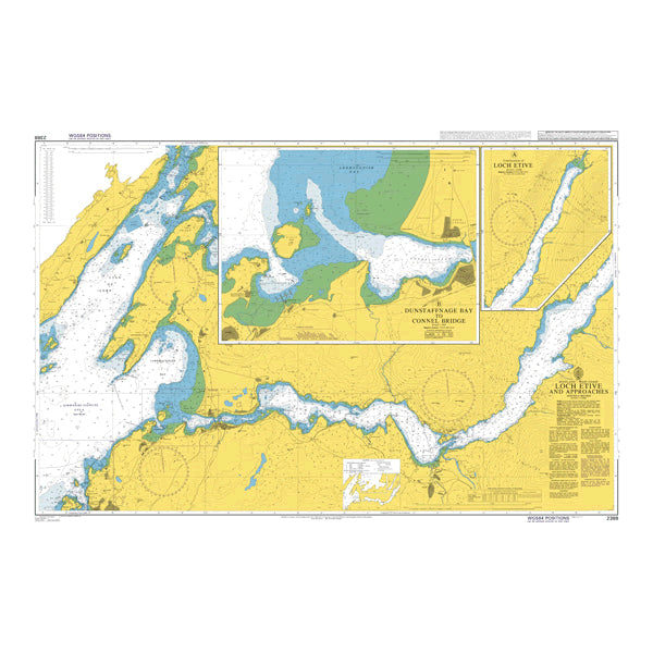 Scotland - West Coast, Loch Etive and Approaches.