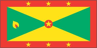 Grenada - Sewn 1.25 yard Flag