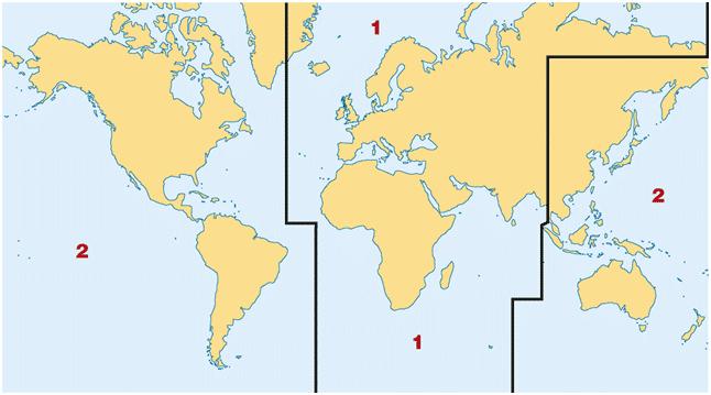 UK, Europe, Africa & parts of Asia