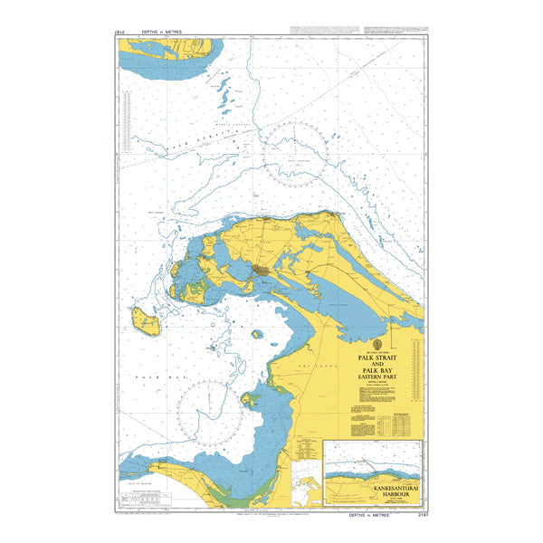 Sri Lanka and India, Palk Strait and Palk Bay Eastern Part
