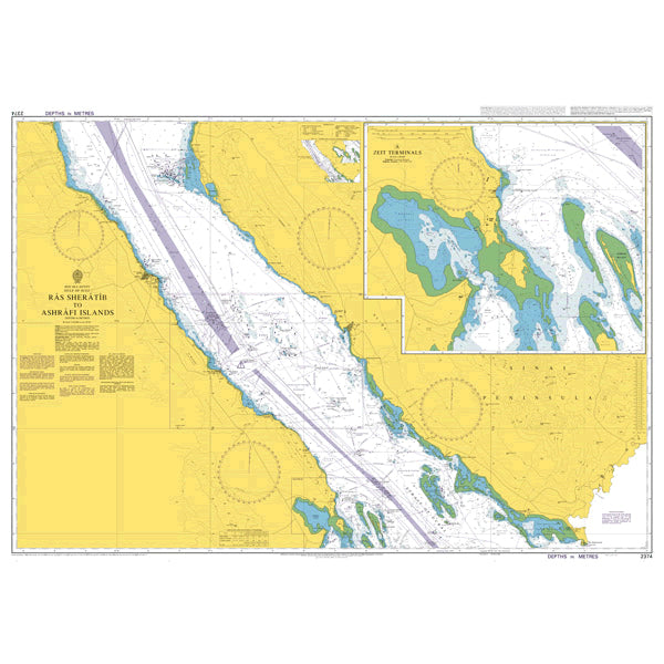 Red Sea - Egypt, Gulf of Suez, Ra's Sharātīb to Juzur Ashrāfī