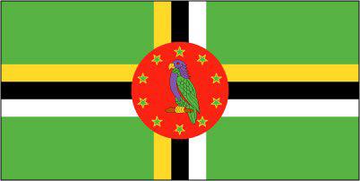 Dominica - Printed 0.5 yard Flag