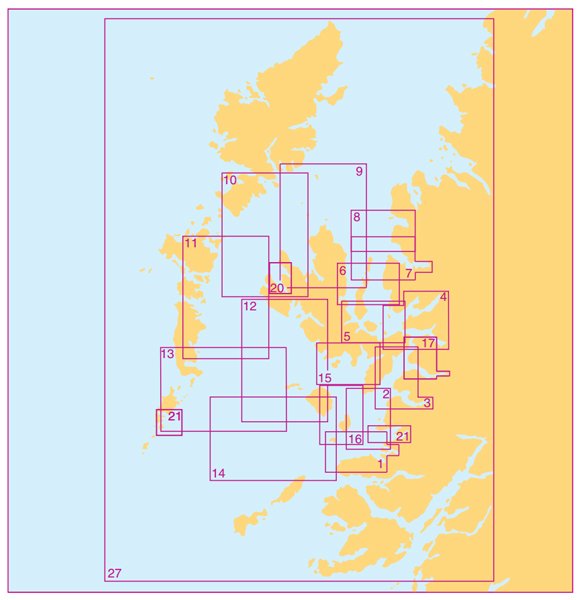 Small Craft Charts - Sound of Arisaig to Mallaig