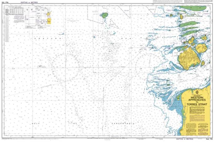 Australia - North Coast, Queensland, Western Approaches to Torres Strait