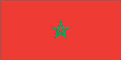Morocco - Sewn 0.75 yard Flag