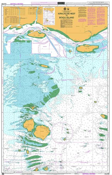 Australia - Papua New Guinea, Torres Strait, Kirkcaldie Reef to Boigu Island