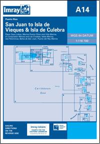 Chart A14 - San Juan to Isla de Vieques and Isla de Culebra