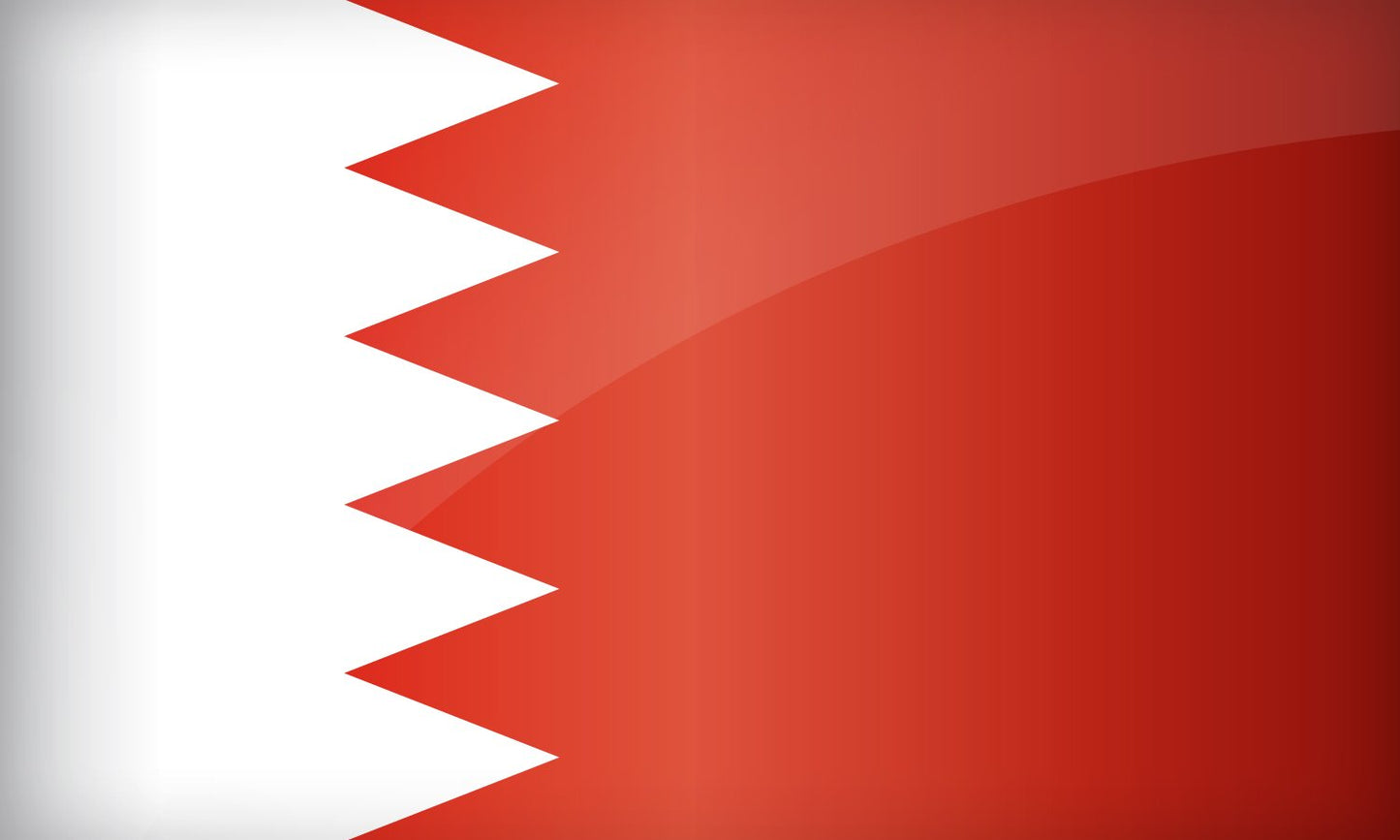 Bahrain - Printed 0.75 yard Flag