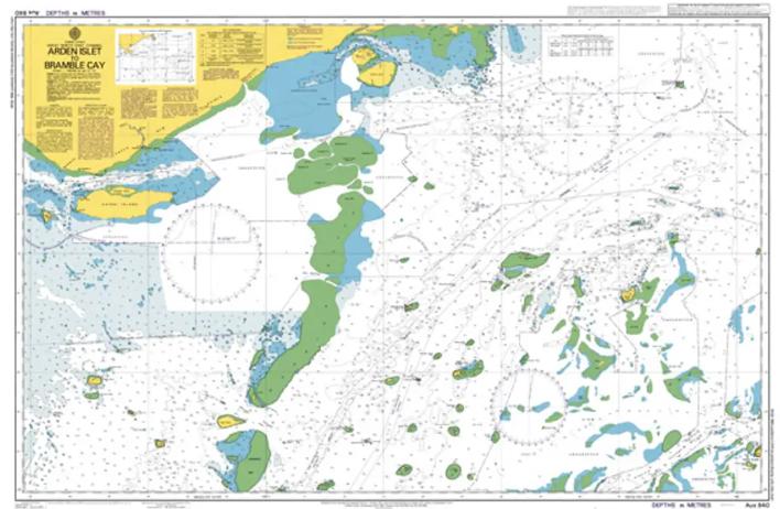 Australia - Papua New Guinea, Torres Strait, Arden Island to East Cay