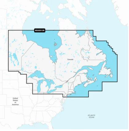 NSUS012R - Regular Garmin Navionics Plus - Canada, East & Great Lakes