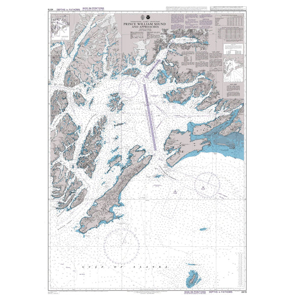 United States - Alaska - South Coast, Prince William Sound and Approaches.
