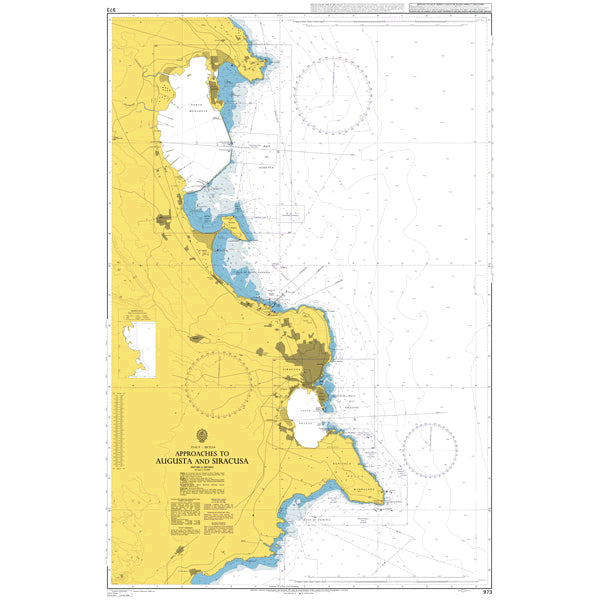 Italy – Sicilia, Approaches to Augusta and Siracusa