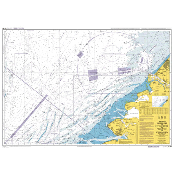 North Sea, Netherlands, West Hinder and Outer Gabbard to Vlissingen and Scheveningen