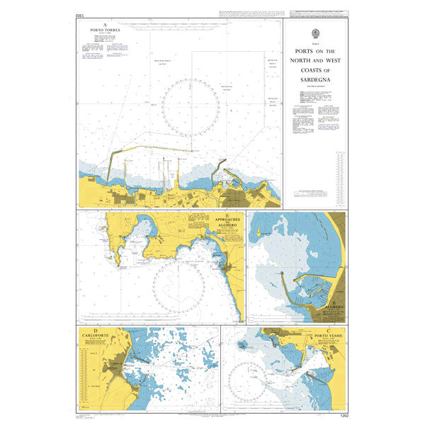 Italy, Ports on the North and West Coasts of Sardegna