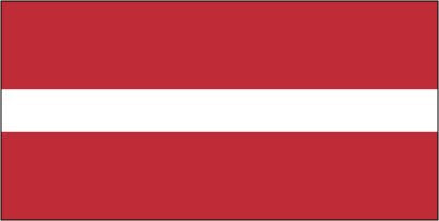 Latvia - Printed 1 yard Flag