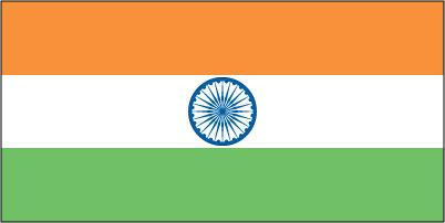 India - Sewn 0.75 yard Flag