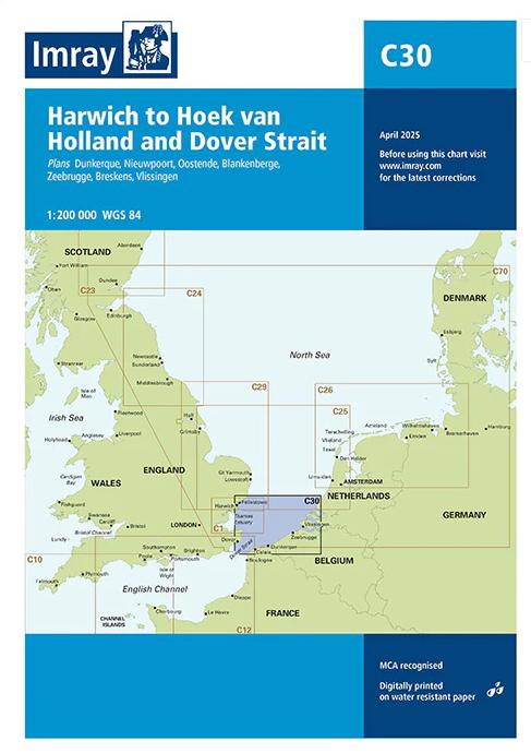 C30 Harwich to Hoek van Holland and Dover Strait