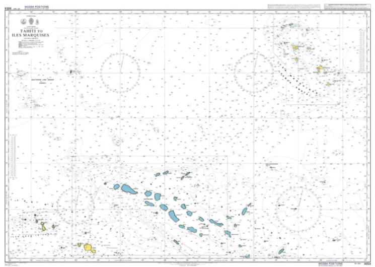 South Pacific Ocean, Tahiti to Îles Marquises