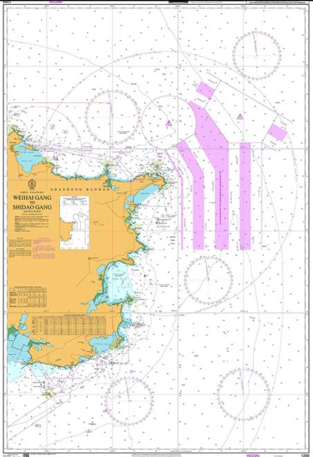 China - Yellow Sea, Weihai Gang to Shidao Gang