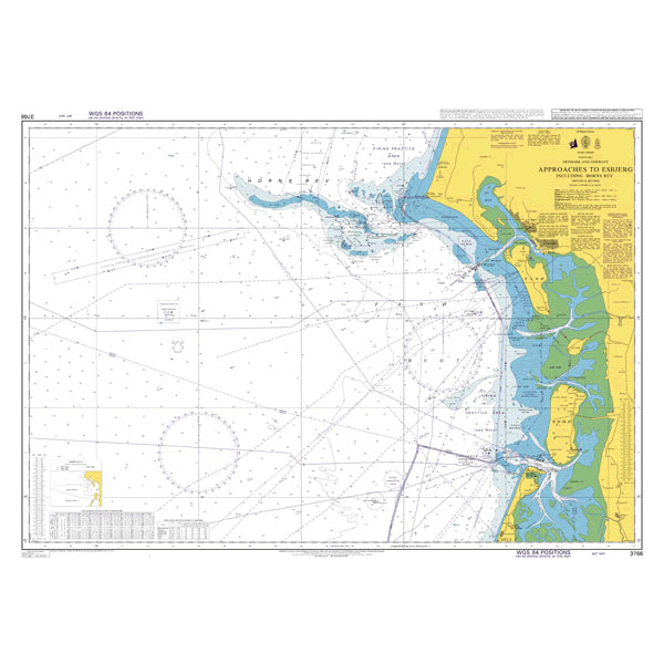 North Sea, Denmark and Germany, Approaches to Esbjerg including Horns Rev