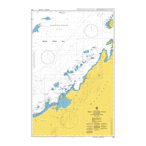 Malaysia, Brunei and Philippines, Seria to Balabac Strait including Investigator Shoal