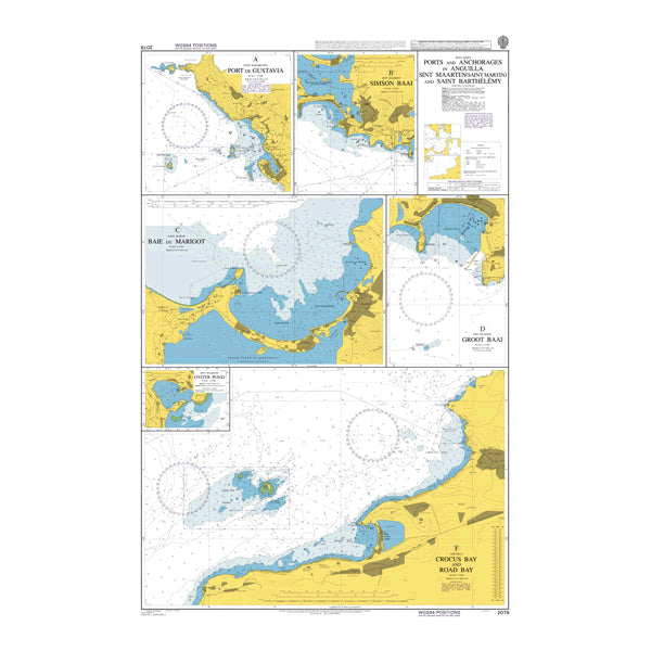 West Indies, Ports and Anchorages in Anguilla, Sint Maarten (Saint Martin) and Saint Barthélémy