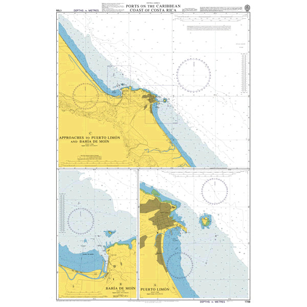 Central America, Ports on the Caribbean Coast of Costa Rica