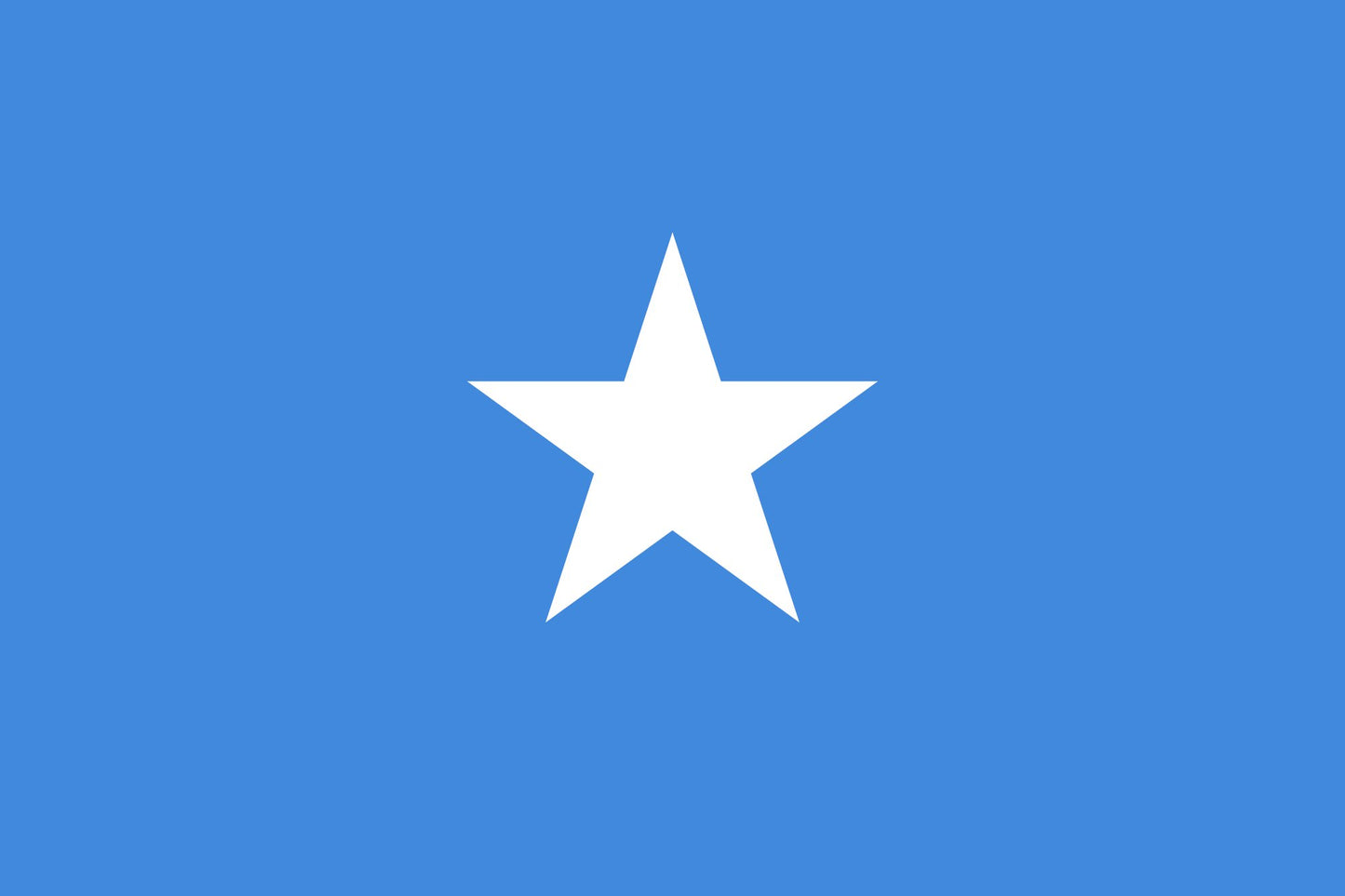 Somalia - Printed 0.75 yard Flag
